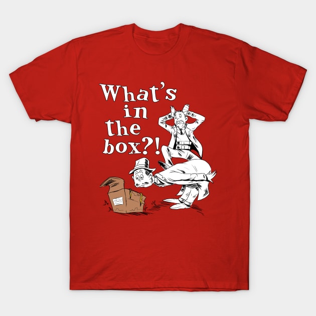 What's in the box?! T-Shirt by ClayGrahamArt
